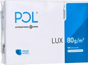 A4 Biroja papīrs INTERNATIONAL PAPER POL LUX, 80 g/m², 500 lapas