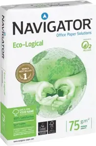 A4 Biroja papīrs Navigator Eco-Logical, 75 g/m², 500 lapas