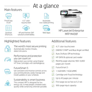 HP LaserJet Enterprise M430f