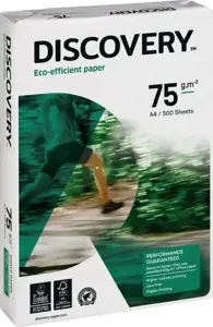 A4 Biroja papīrs Discovery Eco-efficient, 75 g/m², 500 lapas