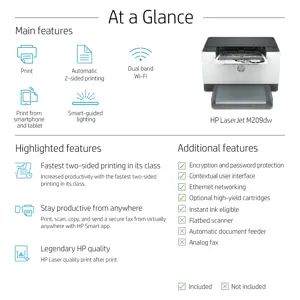 HP Laserjet M209dw