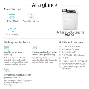 HP LaserJet Enterprise M612dn